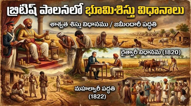 British Land Revenue Systems in India