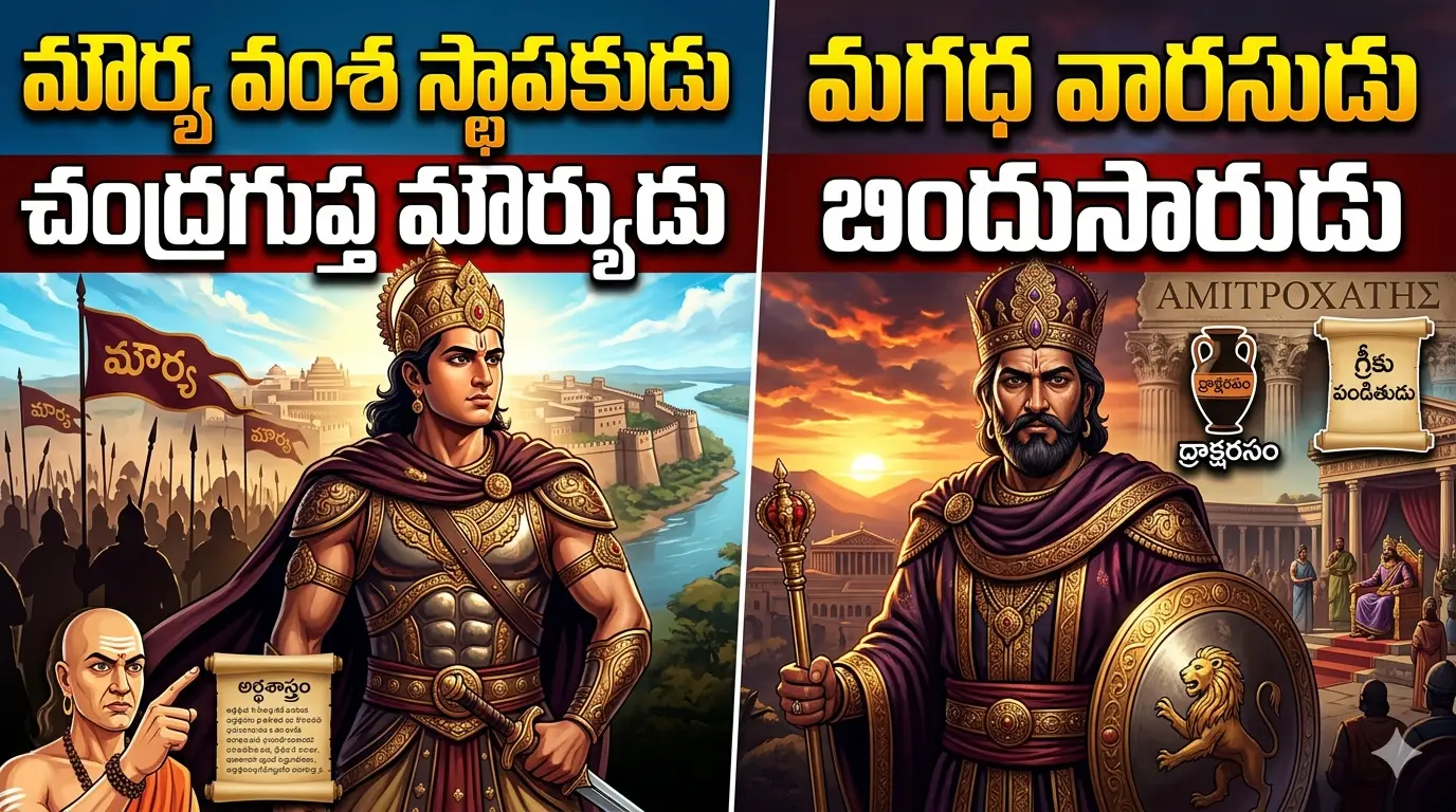 Chandragupta Maurya and Bindusara History