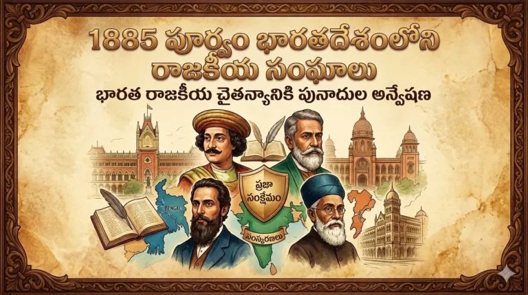 Political Associations in India Before 1885