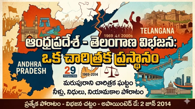 AP Telangana Bifurcation History