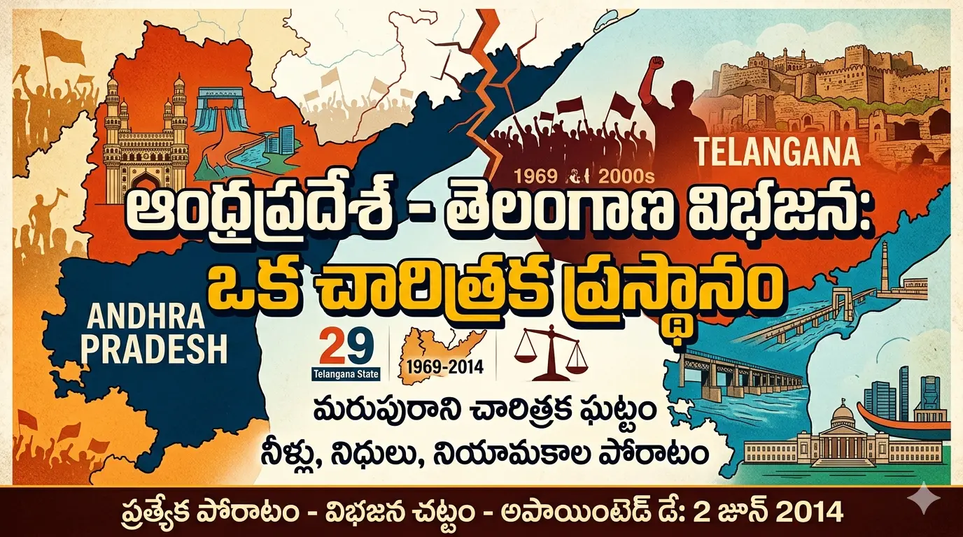 AP Telangana Bifurcation History
