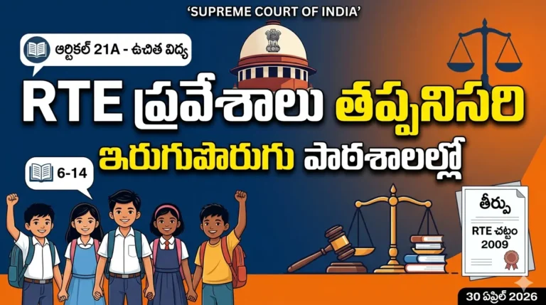 RTE Act 2009 Supreme Court Verdict